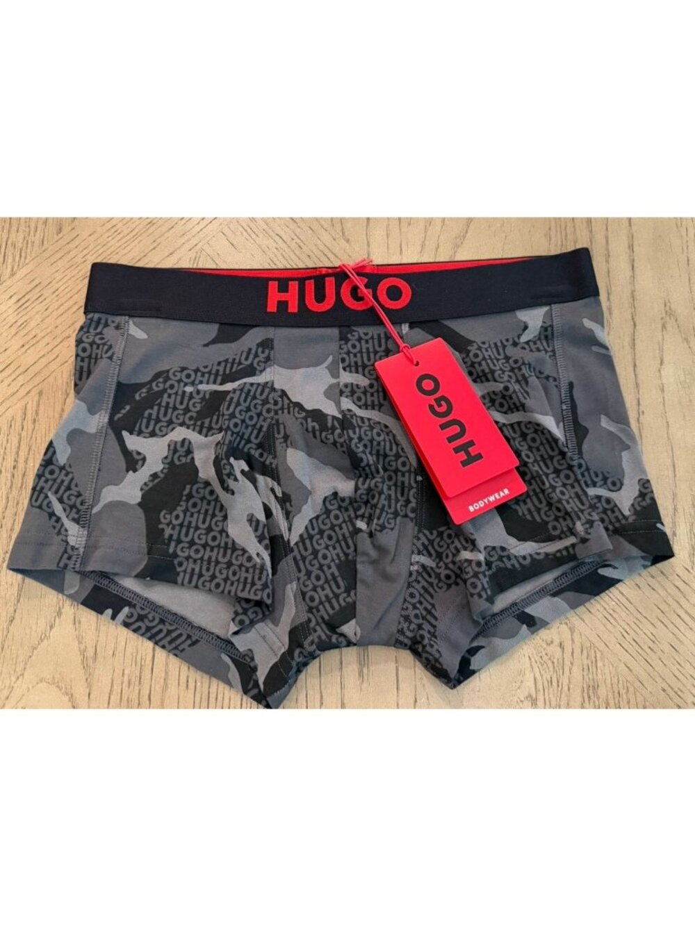 HUGO BOSS Men's Trunk Tucana Camo Logo Underwear Boxer Brief Small S NWT